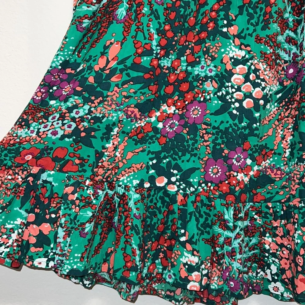 Banjanan Liberty Floral Tie Neck Mini Dress - Picture 9 of 11